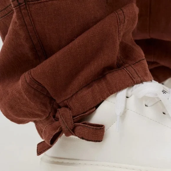 Ganni Brown Cargo Pants - Picture 4 of 11